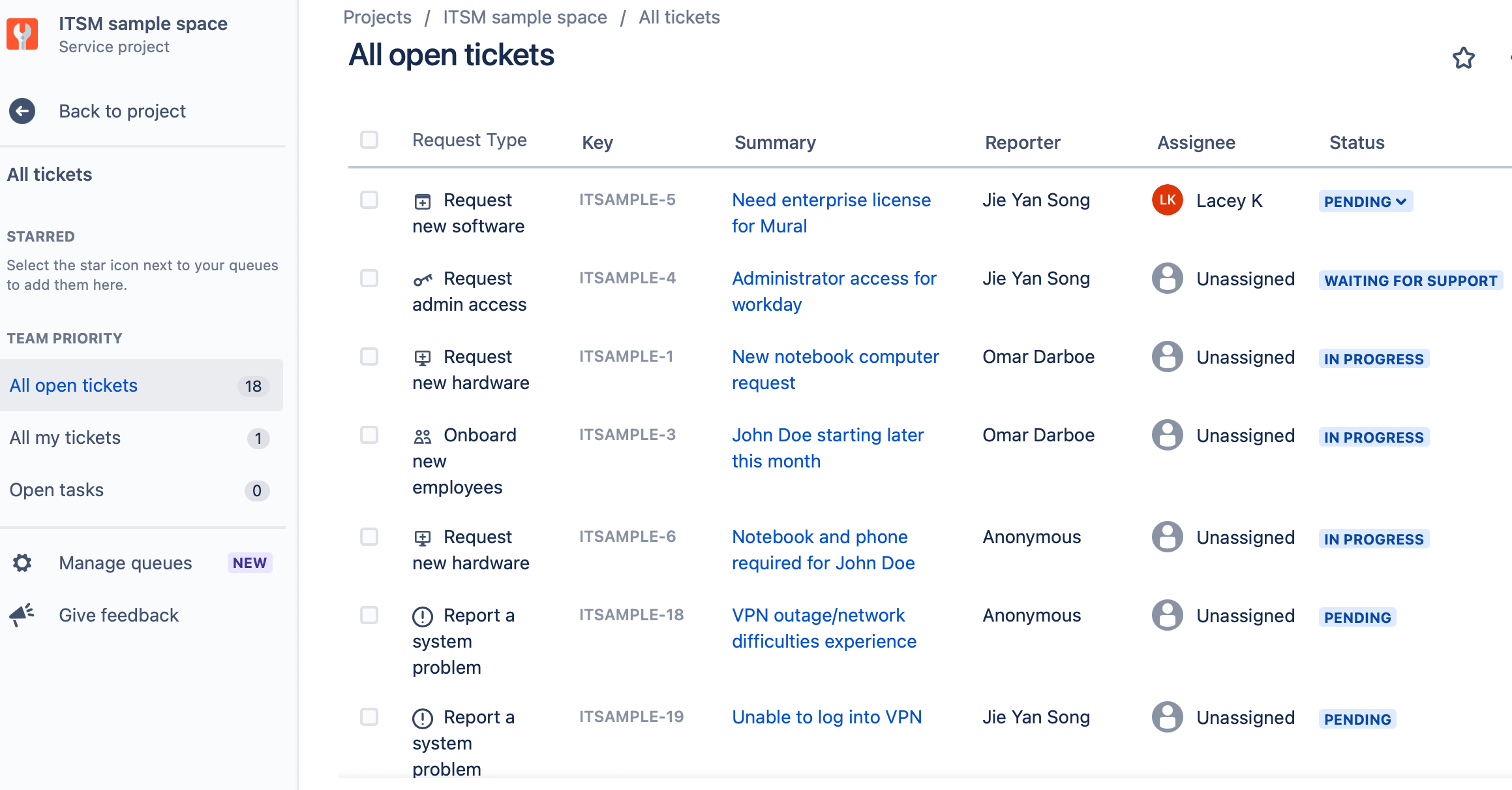 Ticket Management Jira Service Management