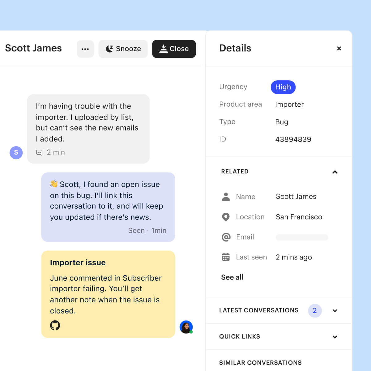 Intercom - Message Status Tracking